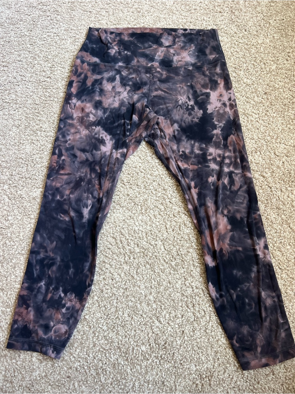 Lululemon Align tie dye crop leggings